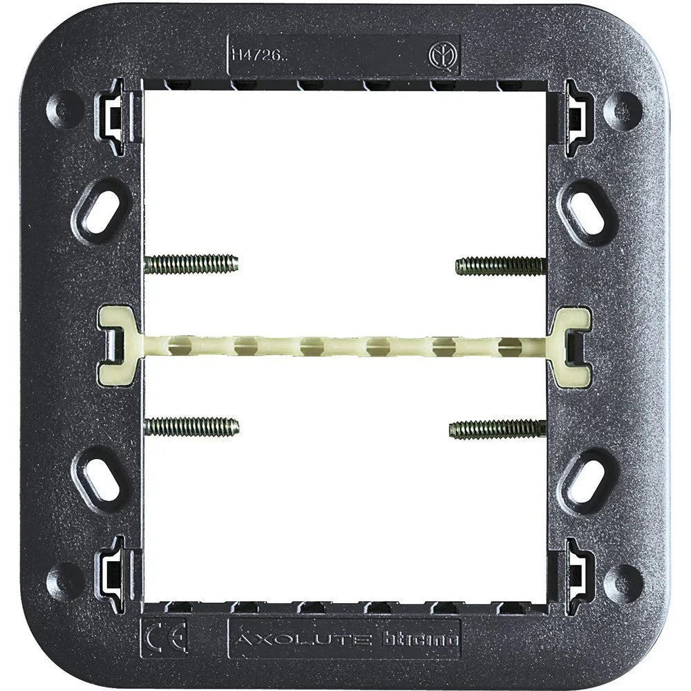 Supporto BTicino Axolute AIR 3+3 H4726W - Compatibile, Robusto e Versatile per Scatole Elettriche