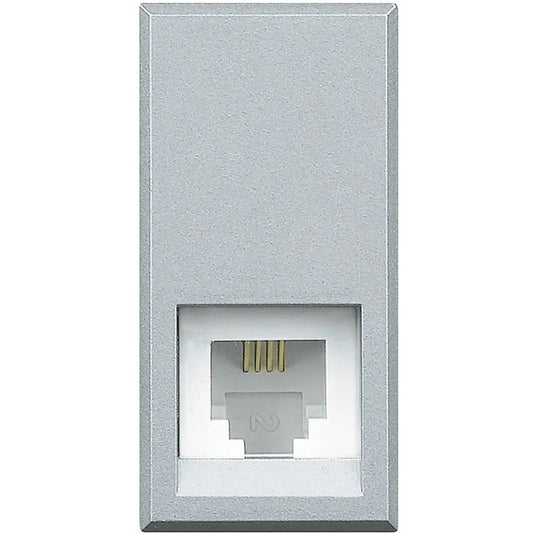 Presa Telefonica RJ11 BTicino Axolute HC4258/11N - Design Moderno, Facile Installazione, Alta Qualità