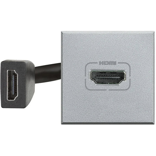 BTicino Axolute Presa Video HDMI HC4284 - Supporto 4K, Installazione Facile, Design Elegante