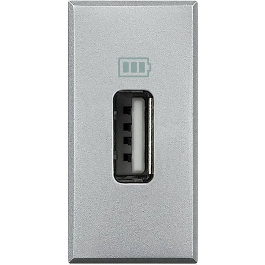 Caricatore USB BTicino Axolute 1100 mA - HC4285C1, Sicuro e Universale, Design Elegante