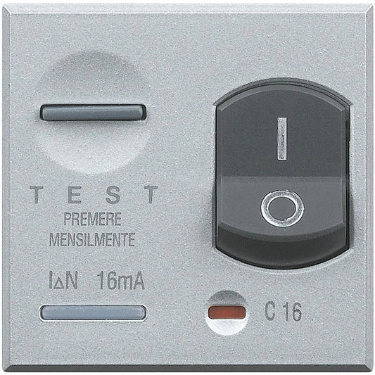 Bticino Axolute HC4305/16 - Interruttore Differenziale Magnetotermico 16A, 230V, 6mA, Alto Livello Di Sicurezza