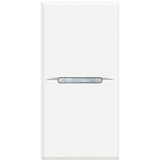 BTicino Axolute Deviatore Assiale 1P 16A Bianco HD4003N - Design Moderno e Facilità di Installazione