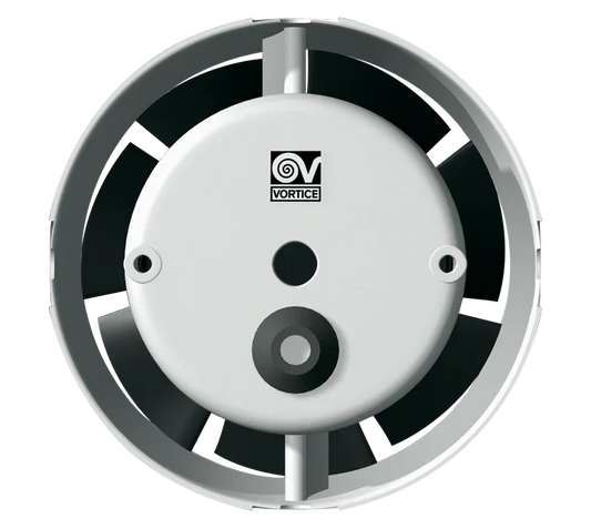 Vortice Aspiratore IN LINE Elicoidale A Scomparsa 90 - SKU 11110, 65 m³/h, Silenzioso, Efficienza Energetica 18W