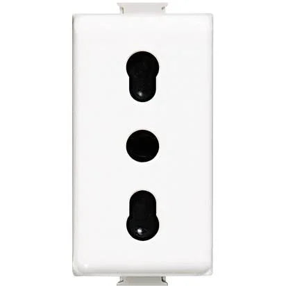 Presa Elettrica Bipasso BTicino Matix AM5180 - Design Elegante, 10A/16A, 250V AC, Sicurezza e Versatilità