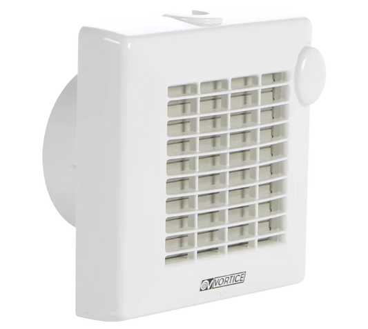 Vortice Aspiratore Elicoidale Automatico 100 mm - Modello 11221, 90 m³/h, UV Resistant