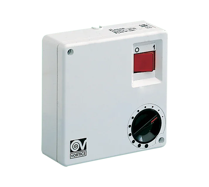 Vortice Regolatore Elettronico per Aspiratori 12966 - On/Off e Selezione Velocità, Compatibile con Vortice