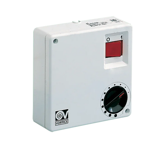 Vortice Regolatore Elettronico per Aspiratori 12966 - On/Off e Selezione Velocità, Compatibile con Vortice