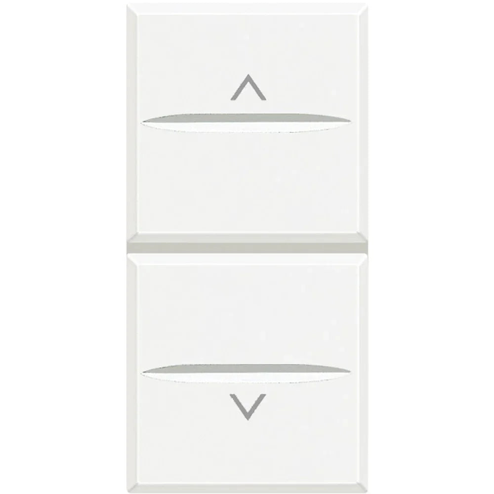 Doppio Pulsante Tapparella Interbloccato Bticino Axolute Bianco - HD4037