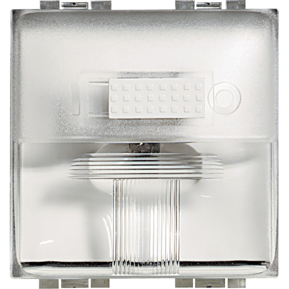 Living Light lampada segnapasso con LED bianco, 230Vac, interruttore on-off, modello BTicino L4382/230.