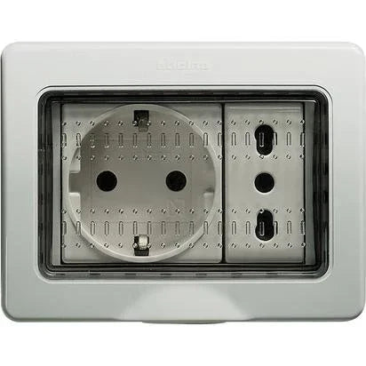 Custodia Idrobox Magic/Matix BTicino IP55 - Protezione per 3 Moduli - SKU 25503