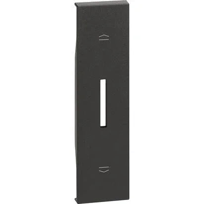 Cover Bticino Living Now per Comando Tapparelle 2 Moduli Nero - KG06