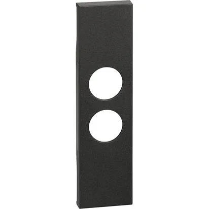 Cover Bticino Living Now per Presa TV-SAT 1 Modulo Nero - KG09