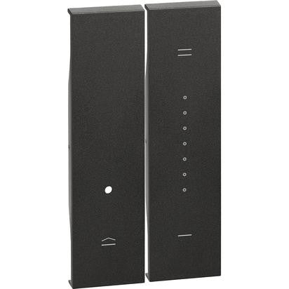 Living Now - Cover dimmer 2M nera - KG19