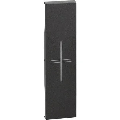 Bticino KG32 Cover Nera per Interruttore Tapparella Smart (1 Modulo)