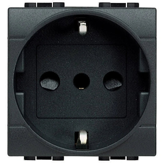 Presa Schuko BTicino L4140 P30 2P+T 16A 250Vac - Design Elegante e Compatibilità Internazionale