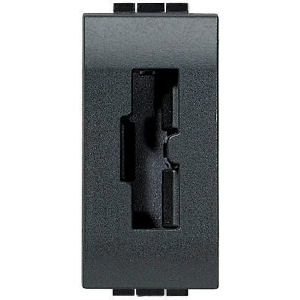 Presa Di Sicurezza 2P+T 10A L4115 BTicino Livinglight - Design Elegante Antracite, 250 Vac