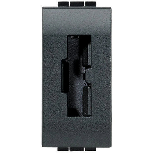 Presa Di Sicurezza 2P+T 10A L4115 BTicino Livinglight - Design Elegante Antracite, 250 Vac
