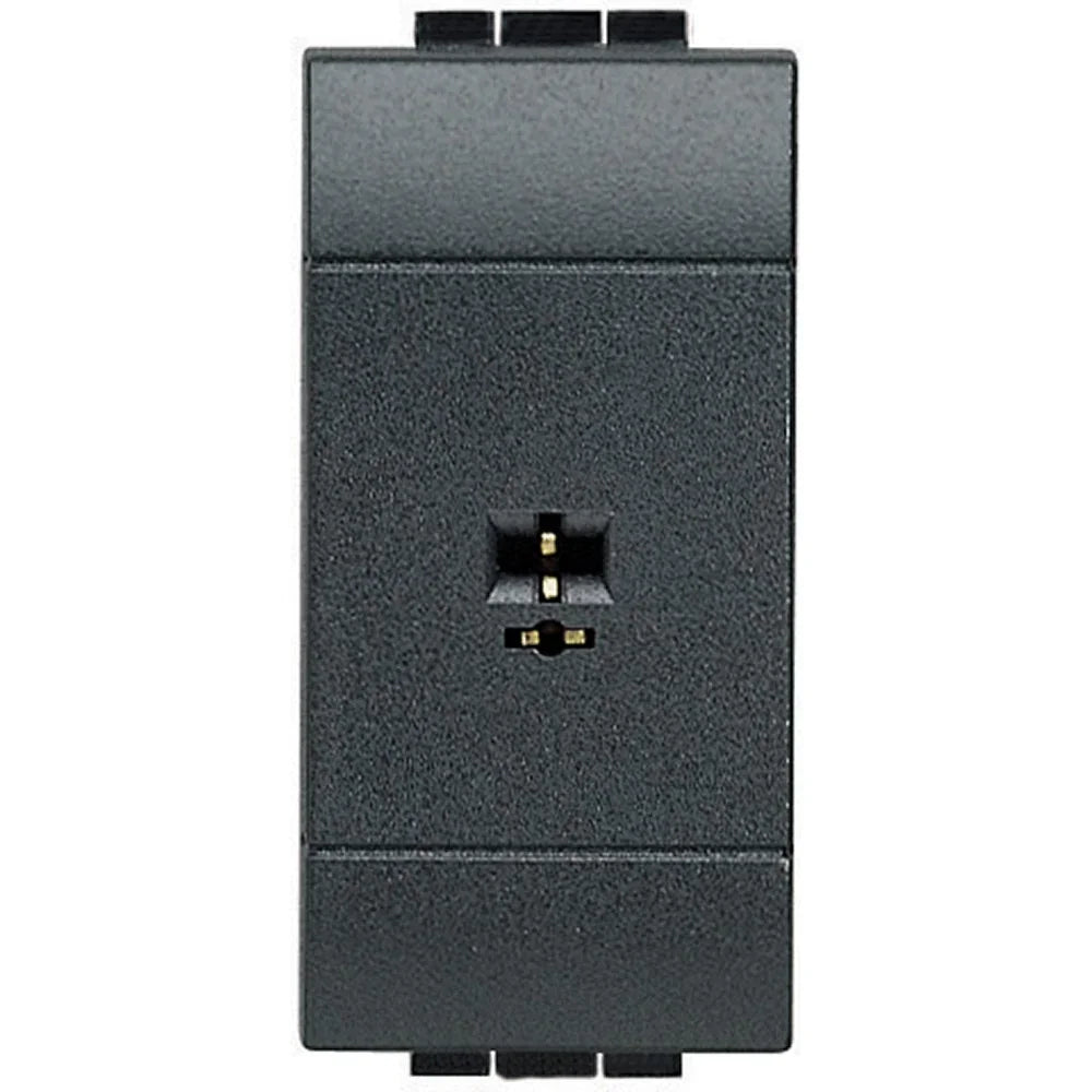 Connettore Hi-Fi DIN 2 Poli Punto-Linea L4293 - BTicino Livinglight, Installazione Facile e Significativa
