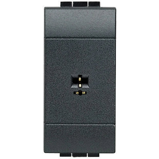 Connettore Hi-Fi DIN 2 Poli Punto-Linea L4293 - BTicino Livinglight, Installazione Facile e Significativa