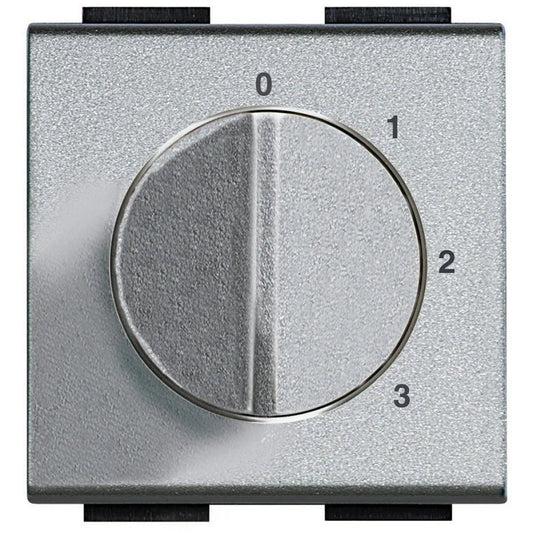 Selettore Rotativo BTicino LivingLight NT4016 - Controllo Climatizzatori Elegante in Antracite, 4 Posizioni