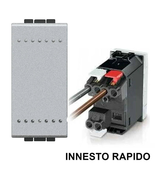 Deviatore BTicino Livinglight NT4003A - Unipolare Basculante 16A 250Vac con Morsetto Automatico