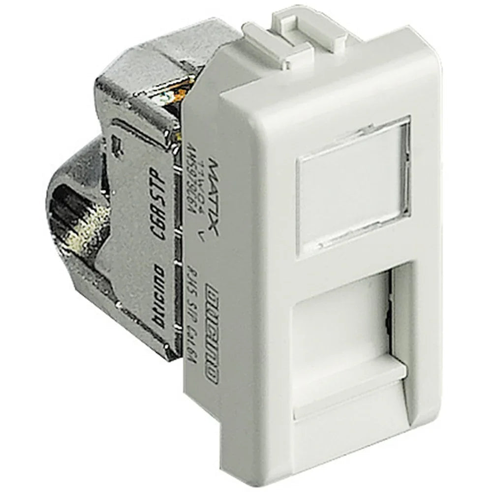 Connettore RJ45 Categoria 6A STP AM5979C6A BTicino - Schermato, Fino a 10 Gbps, Design Robusto