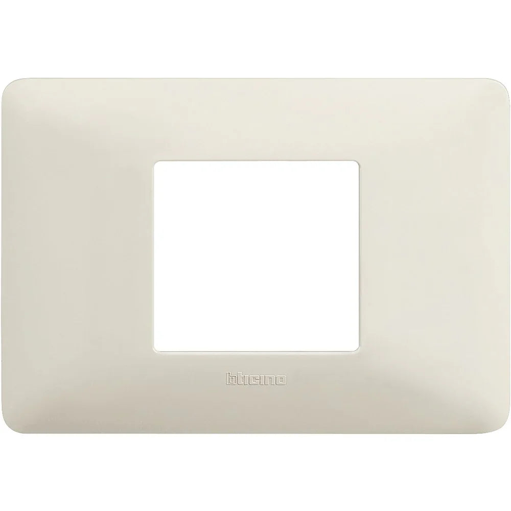 Placca Matix AM4819BCN BTicino 2 Moduli Centrati, Colore Cenere, Tecnopolimero, 120x84mm