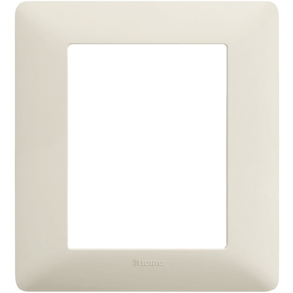 AM4826BCN Matix Placca 3+3 moduli in colore cenere, 132mm x 120mm, tecnopolimero, marchio BTicino.