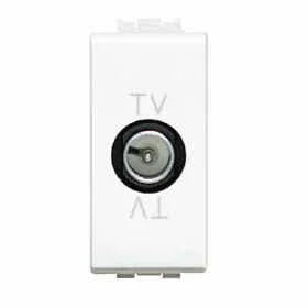 Presa TV Derivata Maschio BTicino N4202DC - Supporto Segnale TV Eletto, Design Moderno, Facile Installazione