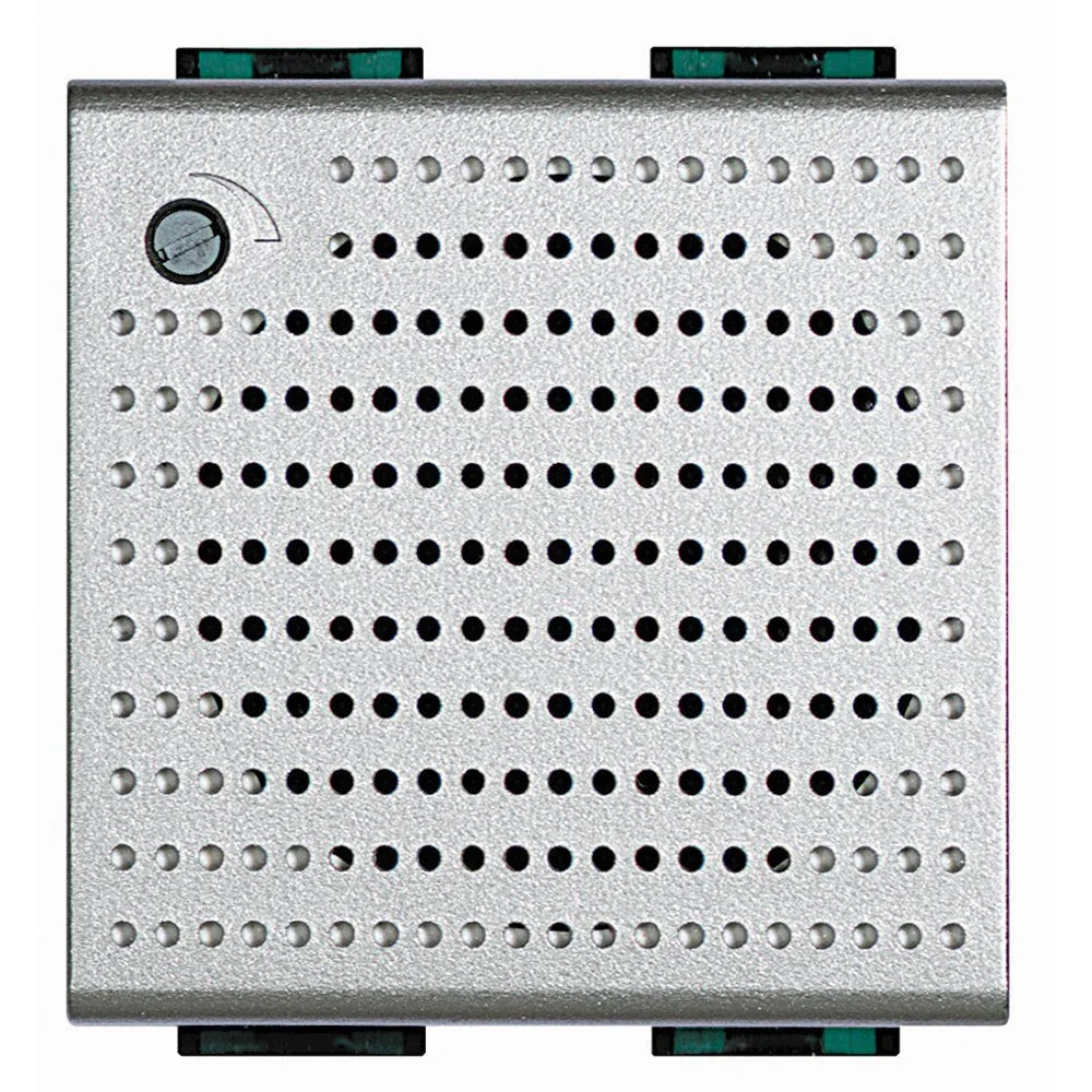 Bticino Livinglight NT4355/12 - Suoneria Bronzo 12V 5VA Silver