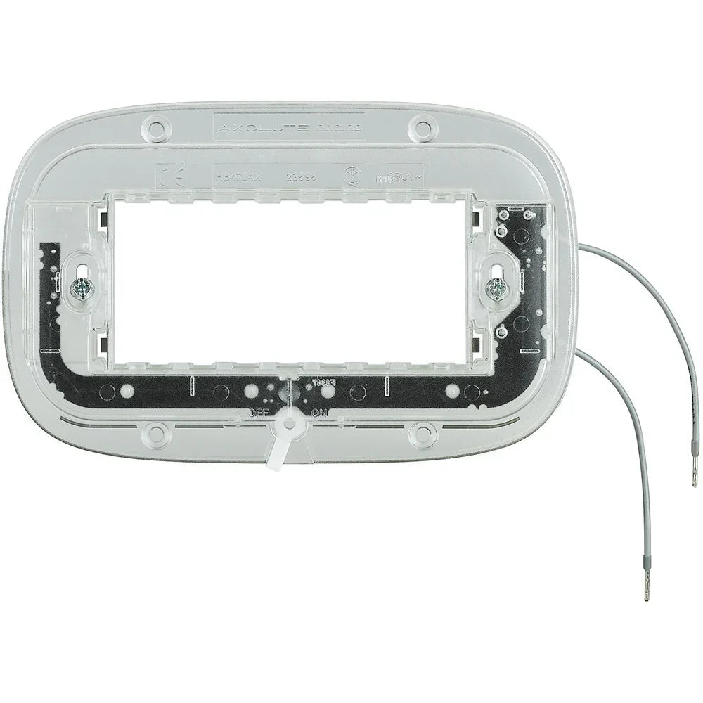 BTicino Axolute Supporto Luminoso 4 Moduli SKU HB4704X - Design Moderno e Compatibile, Alta Qualità