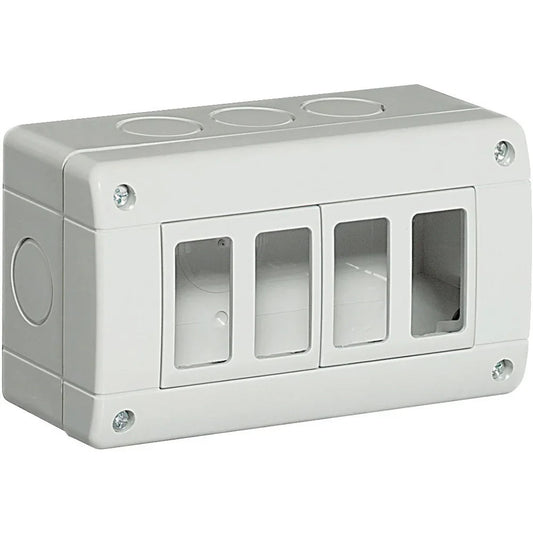 Custodia Bticino Idrobox IP40 4 Moduli - Contenitore da Parete 25404