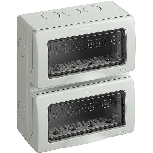 Bticino Idrobox 25508V - Custodia da Parete IP55 per 4 Moduli Matix