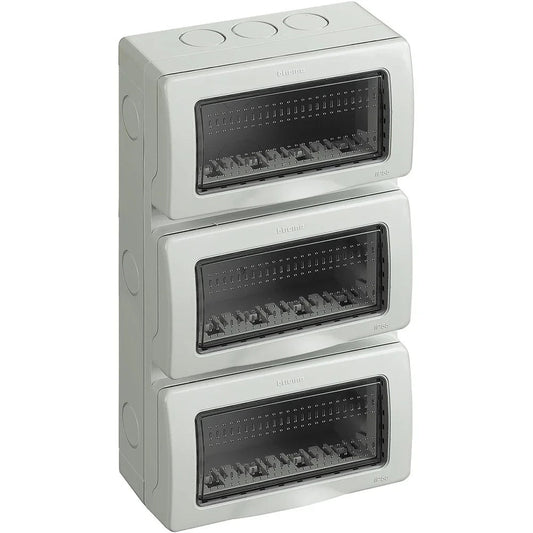 Custodia IP55 12 Moduli BTicino Màtix 4+4+4 - Protezione Impermeabile e Antipolvere 25512V