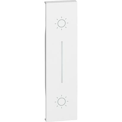 Living Now - Cover doppio pulsante 1M bianco - KW05L