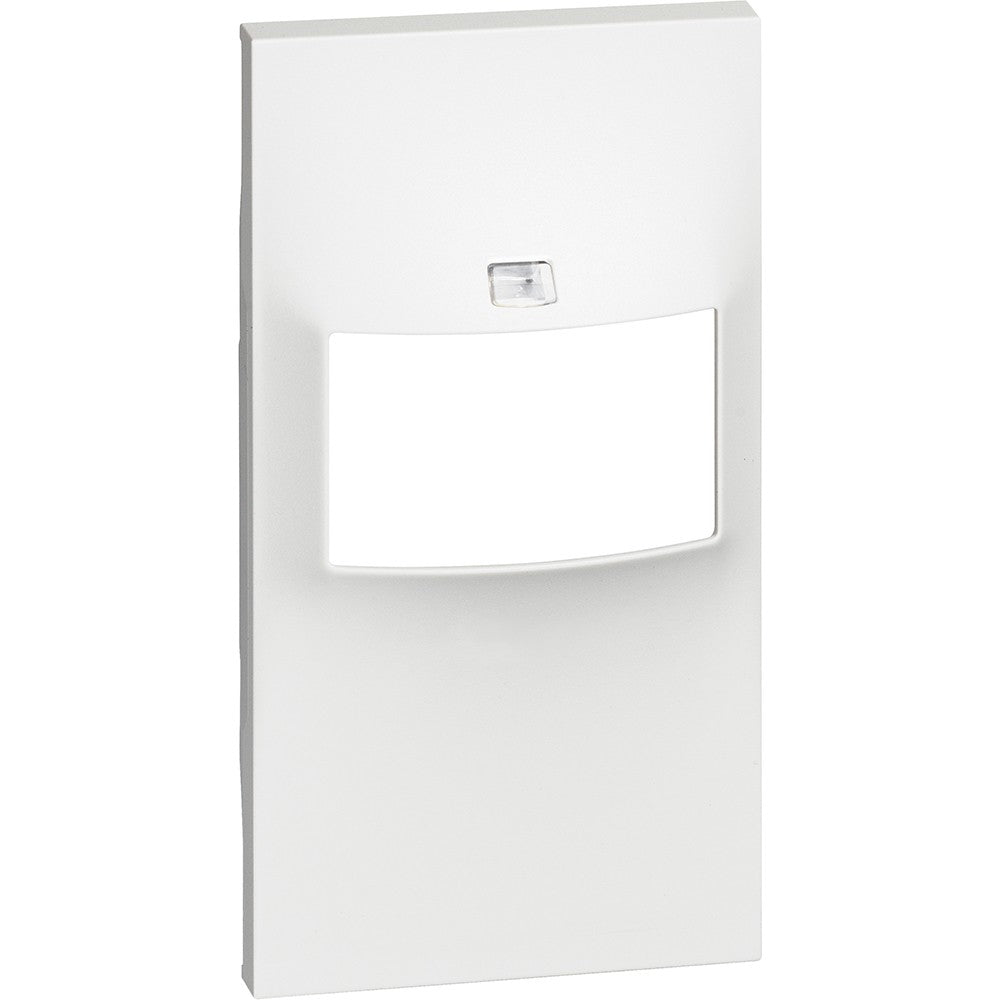 Living Now cover for IR switch without selector, white, compatible with BTicino modules K4430 and K4432.