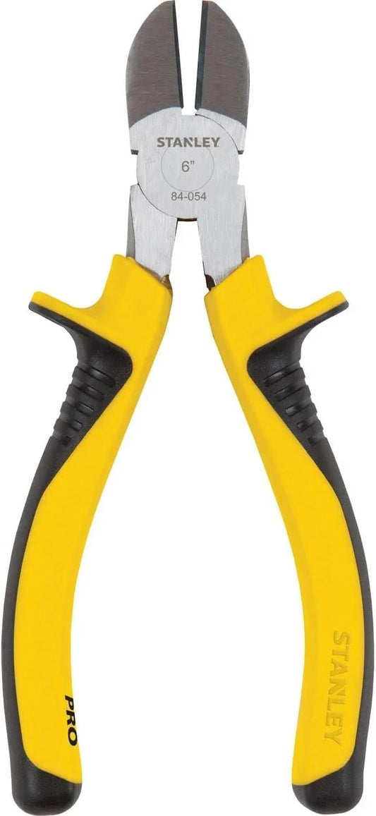 Tenaglie e Tronchesi Bi-Mat 150mm STANLEY - Manici Comfort, Acciaio Spazzolato, Taglio Efficiente