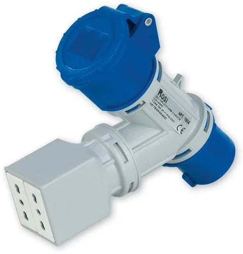 Moltiplicatore Adattatore Mobile 2 Uscite 16A 2P+E IP44 - Codice Prodotto 1804, Robustezza e Affidabilità
