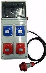 Quadro Elettrico Quadro Asc 4P IP55 16A 380V 10KW EM - Resistente e Affidabile per Uso Industriale