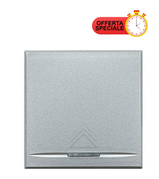 Dimmer a Pulsante HC4413 BTicino per Carichi Resistivi e Trasformatori - 60-500W, Serie Axolute
