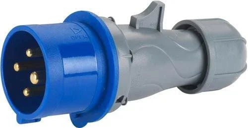 Spina Mobile Bassa Tensione IP44 16A 220V 3P+T - Codice 9105, Resistente A Polvere e Umidità