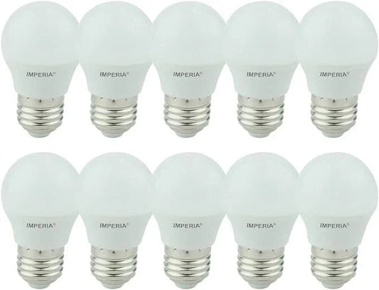 Lampadina Led Imperia E27 Sfera Op 6W 3000K - Efficienza Energetica & Durata 25000H