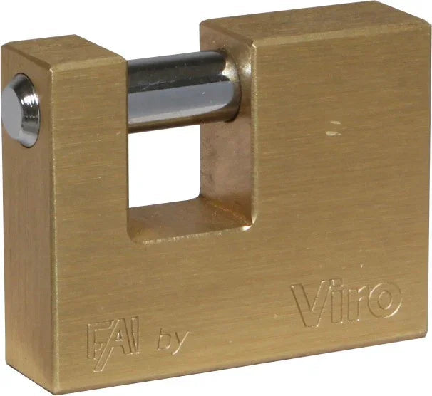 Lucchetto Fai MM70 VIRO - Sicurezza di Alta Qualità, Corpo in Bronzo, Asta in Acciaio Tempra, SKU 3005060000