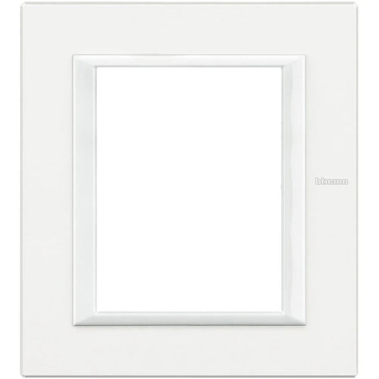 BTicino Axolute Placca 3+3P Bianco HA4826HD in Metallo Resistente - Design Elegante e Funzionale