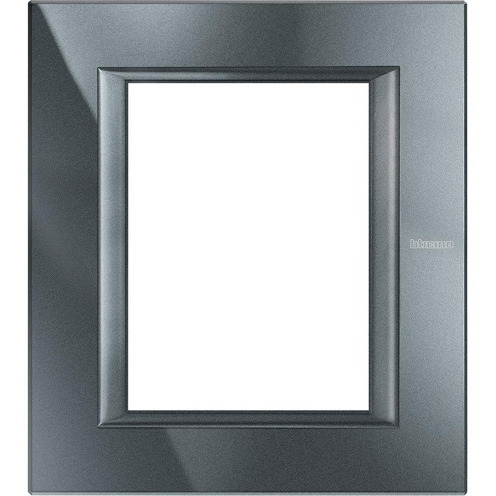 BTicino Axolute Placca 3+3 Moduli Antracite - Codice SKU HA4826HS, Design Elegante e Funzionale