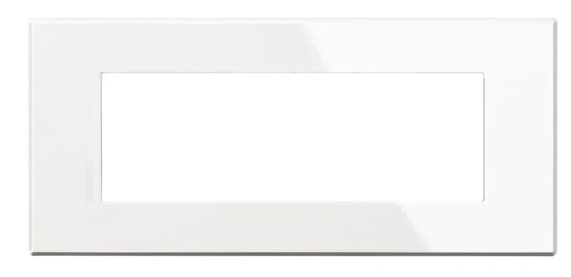 BTicino Placca Axolute Air 6 Moduli Bianco HW4806HD - Design Elegante, Facile Installazione