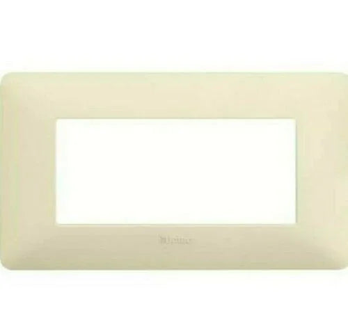 Placca BTicino Matix 4 Moduli Avorio AM4804BAV - Design Elegante e Resistente in Tecnopolimero