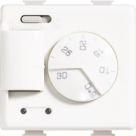 Termostato ambiente Bticino Matix AM5712, bianco, per regolazione temperatura, tensione 230Vac.