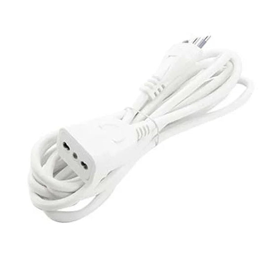 Prolunga Lineare 5MT Bianca 2P+T 16A con Presa Bivalente 2P+T 10/16A - SKU Unico