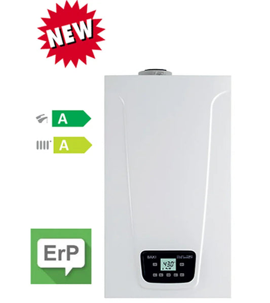 Caldaia a Condensazione Baxi Duo-Tec Compact E 24 kW Metano - SKU A7722082, Alta Efficienza e Design Compatto
